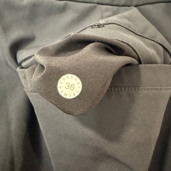 Lululemon Commission Pant Slim ABC Warpstreme Dark Grey 36 Dress Office Chino - Picture 10 of 11